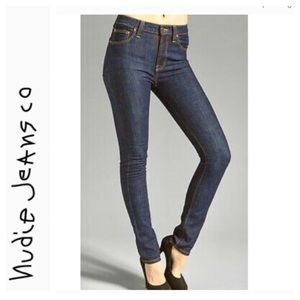 🐞Nudie Jeans High Kai in Rinsed Skinny Size 24